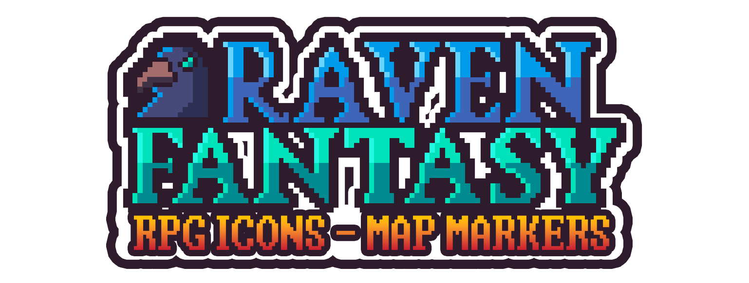 Raven Fantasy - RPG Icons, Pixel Art Icons, Textures and Sprites - Map Markers