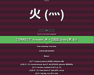 Kanji Radical Quiz