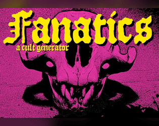 Fanatics   - a cult generator 