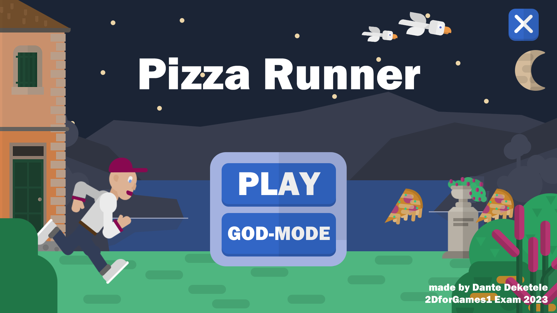 2D Sprites Pizza Runner by Dante Deketele