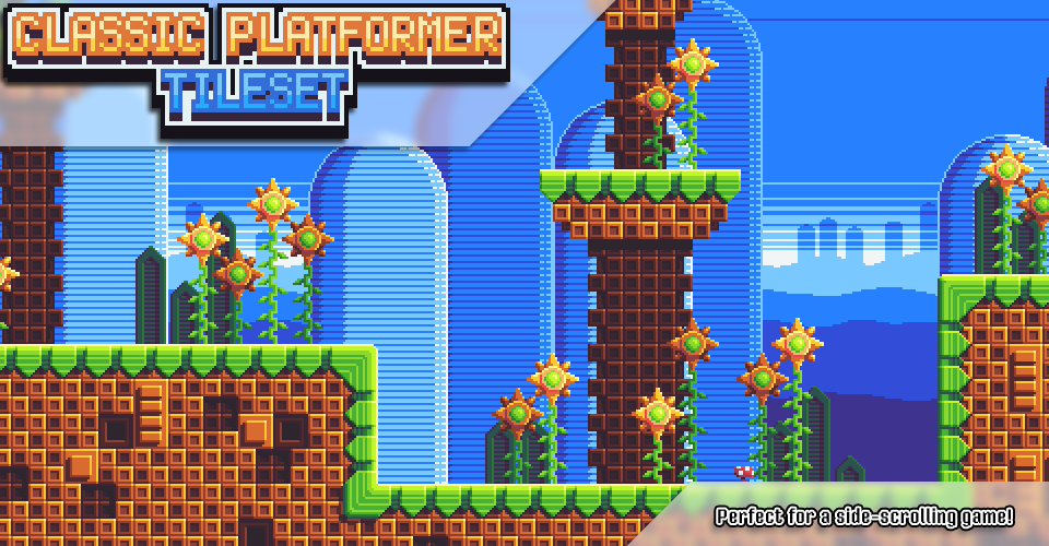 Classic Platformer Tileset