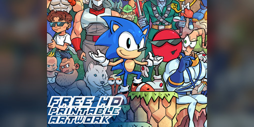 Cover image for Megadrive Heroes FREE HD printable artwork