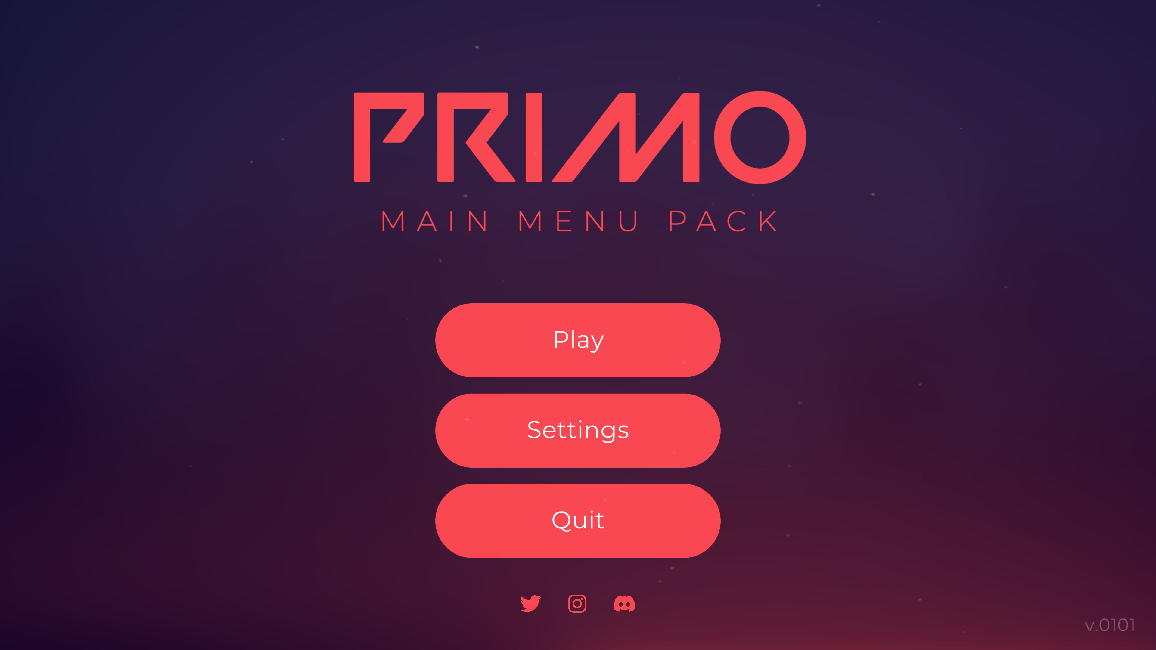 Minimalist Main Menu Pack by Gabriel Bissonnette