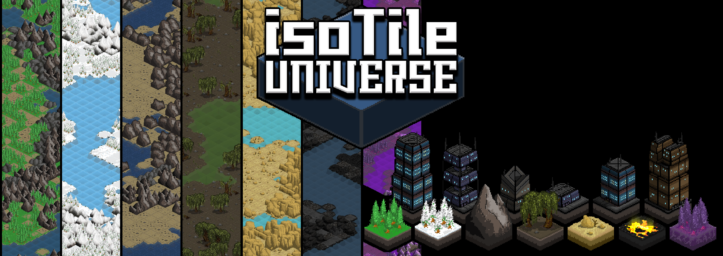 Isotile Universe - 100+ Isometric Tiles
