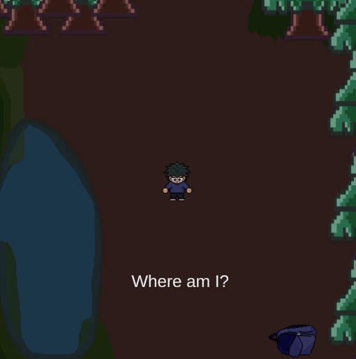 A mysterious forest