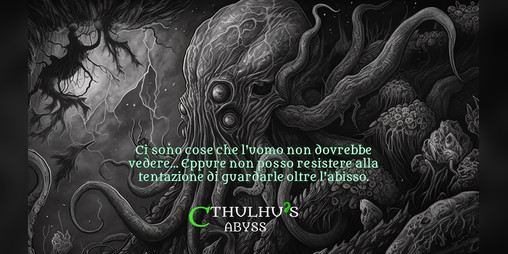Cover image for Cthulhu's Abyss: il gioco di ruolo lovecraftiano che ti porterà al limite della follia