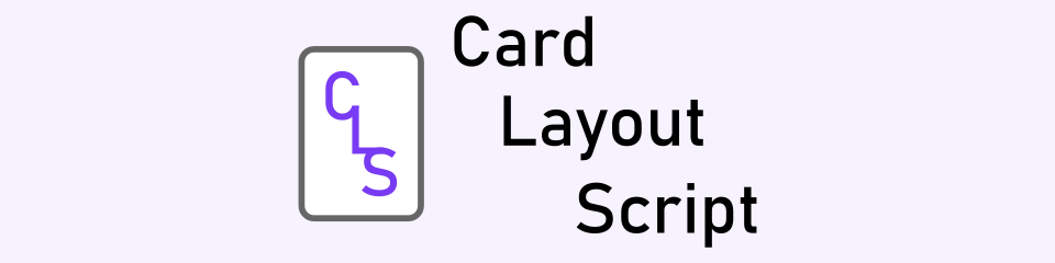 Card Layout Script