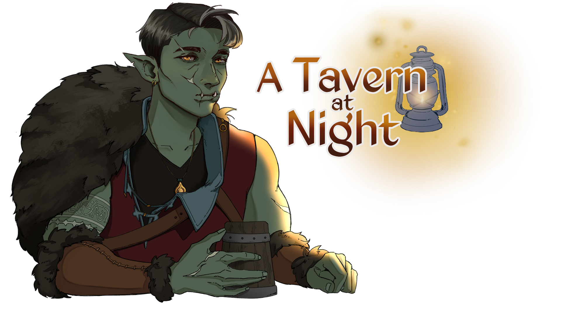 A Tavern at Night by qkayoo studio