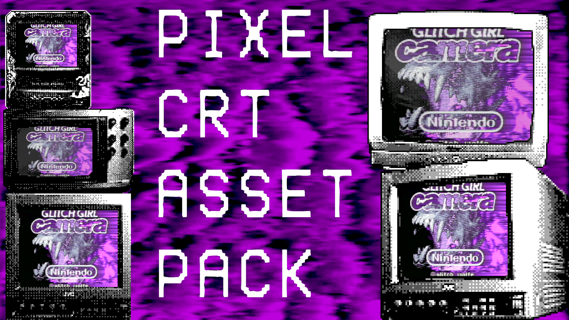Pixel Art CRT Asset Pack