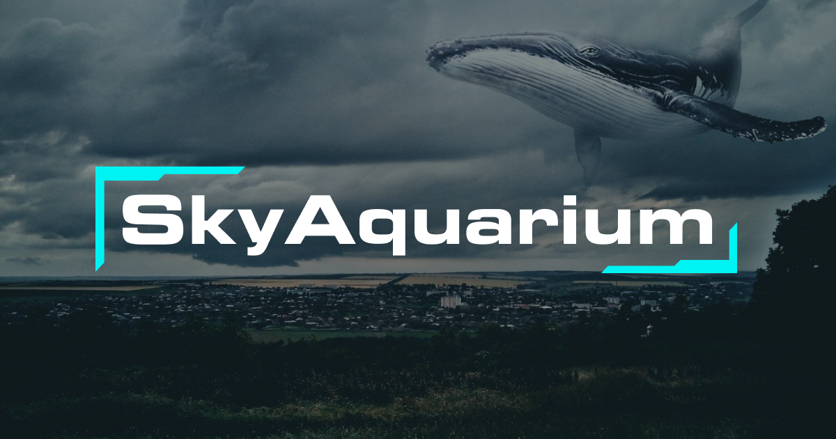 SkyAquarium: Marine Life in the Clouds