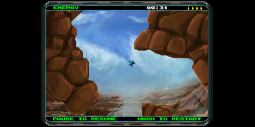 Cover image for Gravitic Mines - A cave flyer for the Atari Jaguar