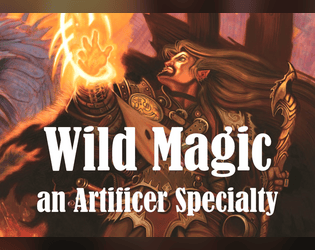 wild magic artificer (5e)  