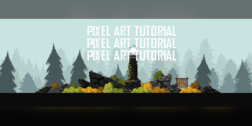 Cover image for Pixel Art Tutorial - Building a Statement Scene (bushes & rocks)