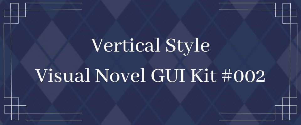 Visual Novel GUI Kit Vertical Style #002