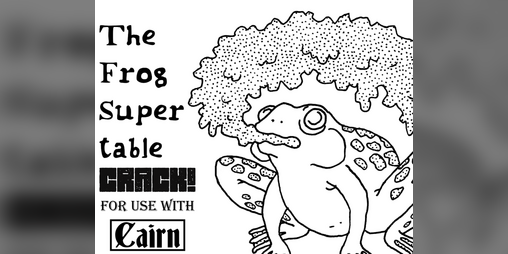Cover image for The Frog Supertable