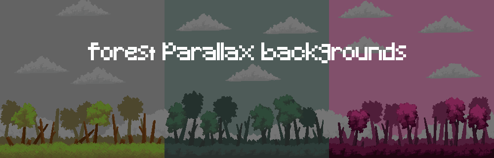 Forest Parallax Backgrounds (320x180px)