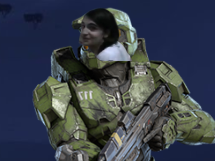 Halo but like, really bad.