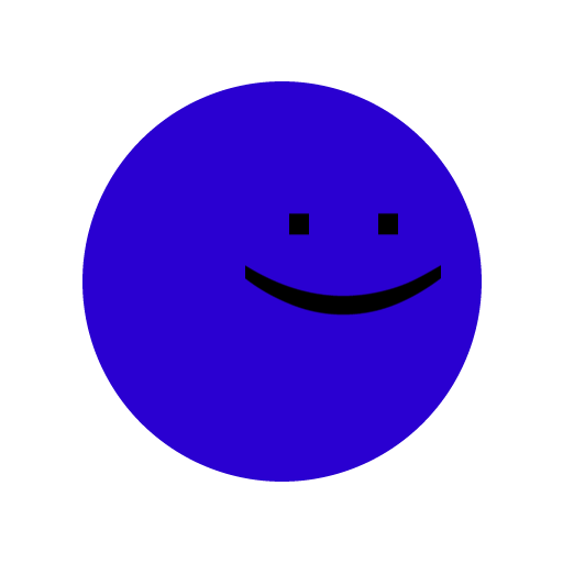 Bouncing Blue Blob by GlitchWorks1