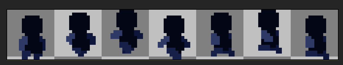 pixel simple walking refrence (free template - tutorial)