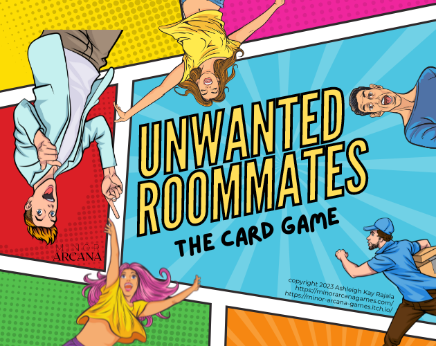 Unwanted Roommates The Card Game By Minor Arcana Games