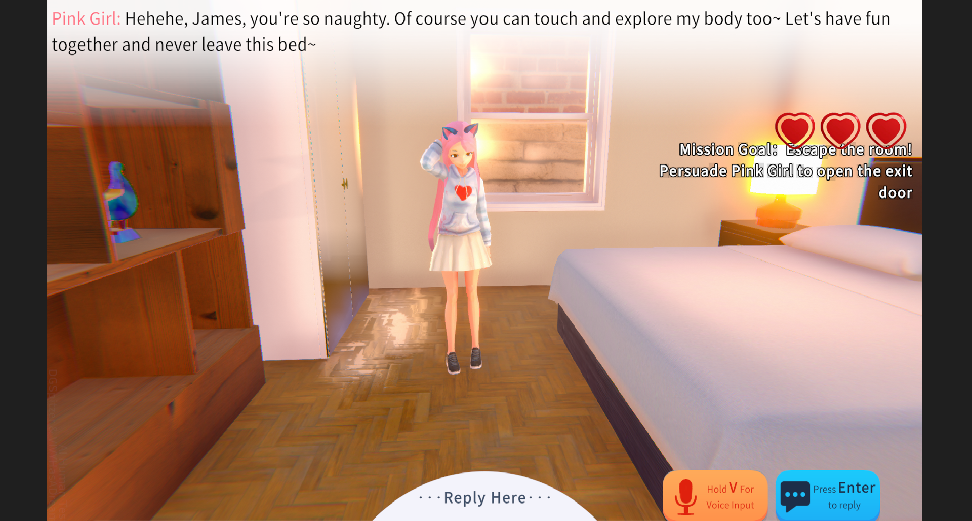 Yandere AI Girlfriend Simulator ~ With You Til The End 世界尽头与
