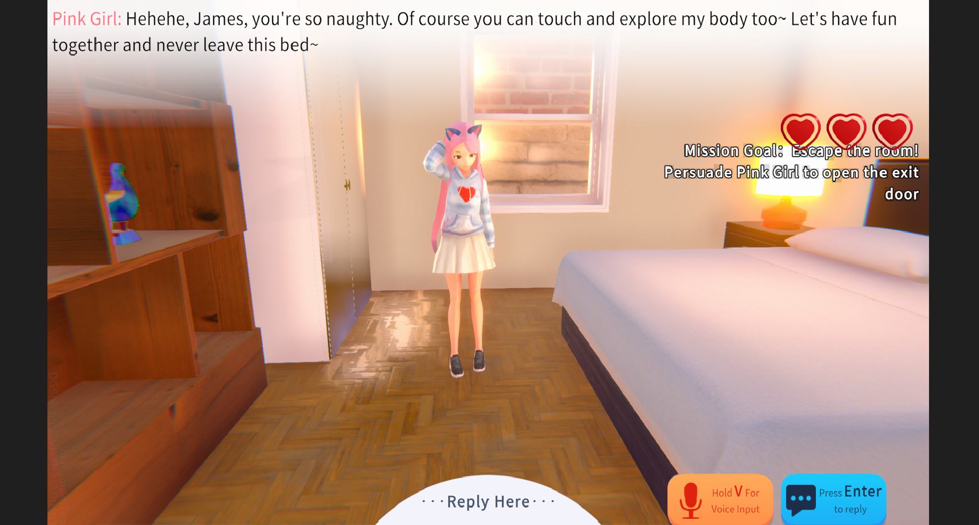 Yandere AI Girlfriend Simulator ~ With You Til The End 世界尽头与可爱猫娘 ~ 病娇AI女友  Powered by ChatGPT by DGSpitzer, vivyhasadream