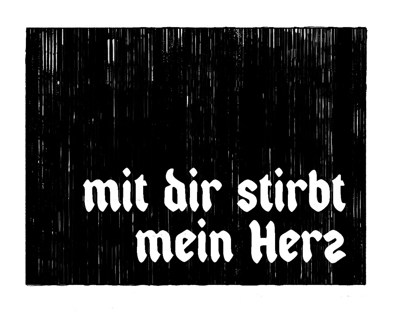 Cover image for mit dir stirbt mein Herz