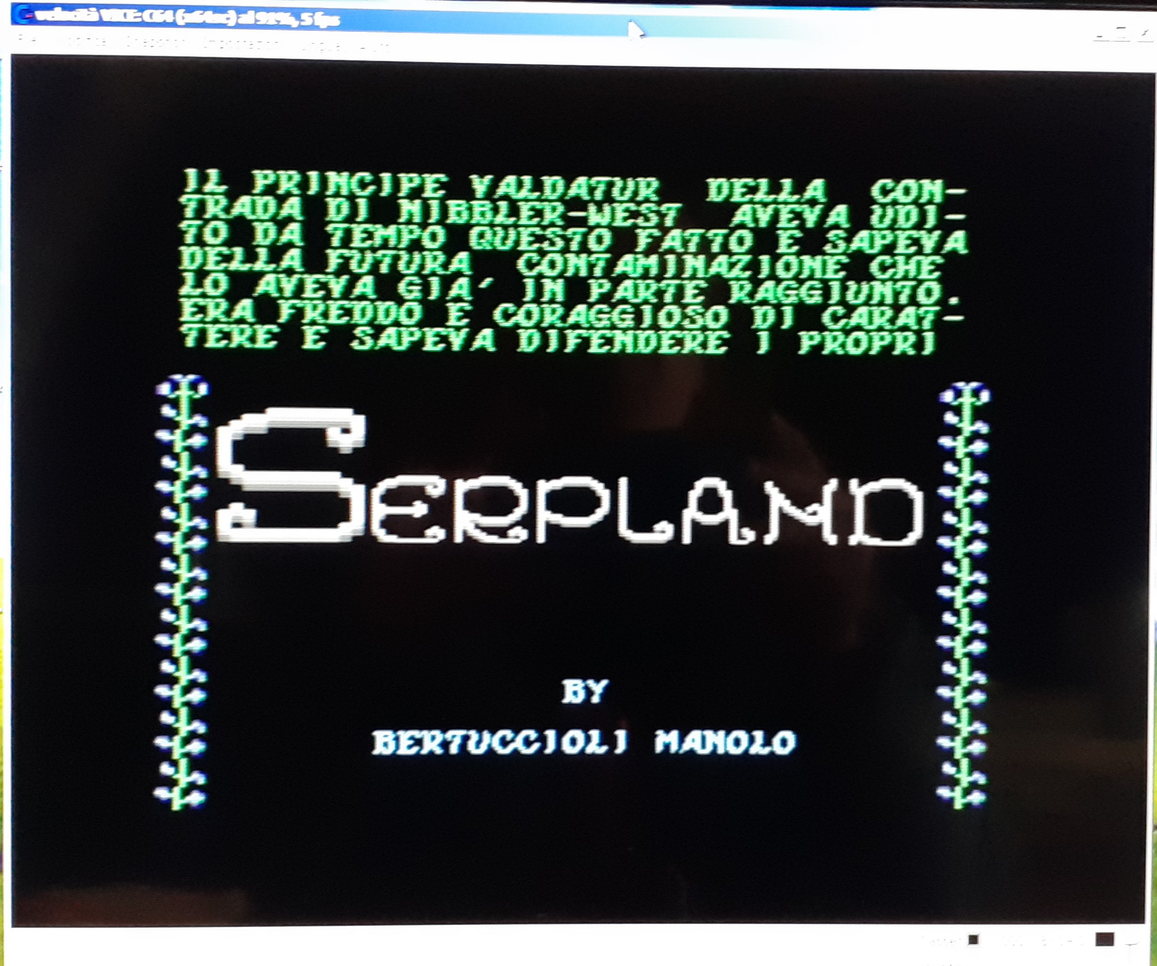 Serpland (C64) by manolober