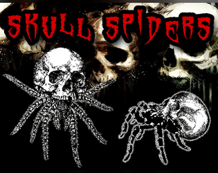 Skull Spiders - A creature for Mork Borg  