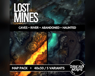 Lost Mines TTRPG Battlemap  