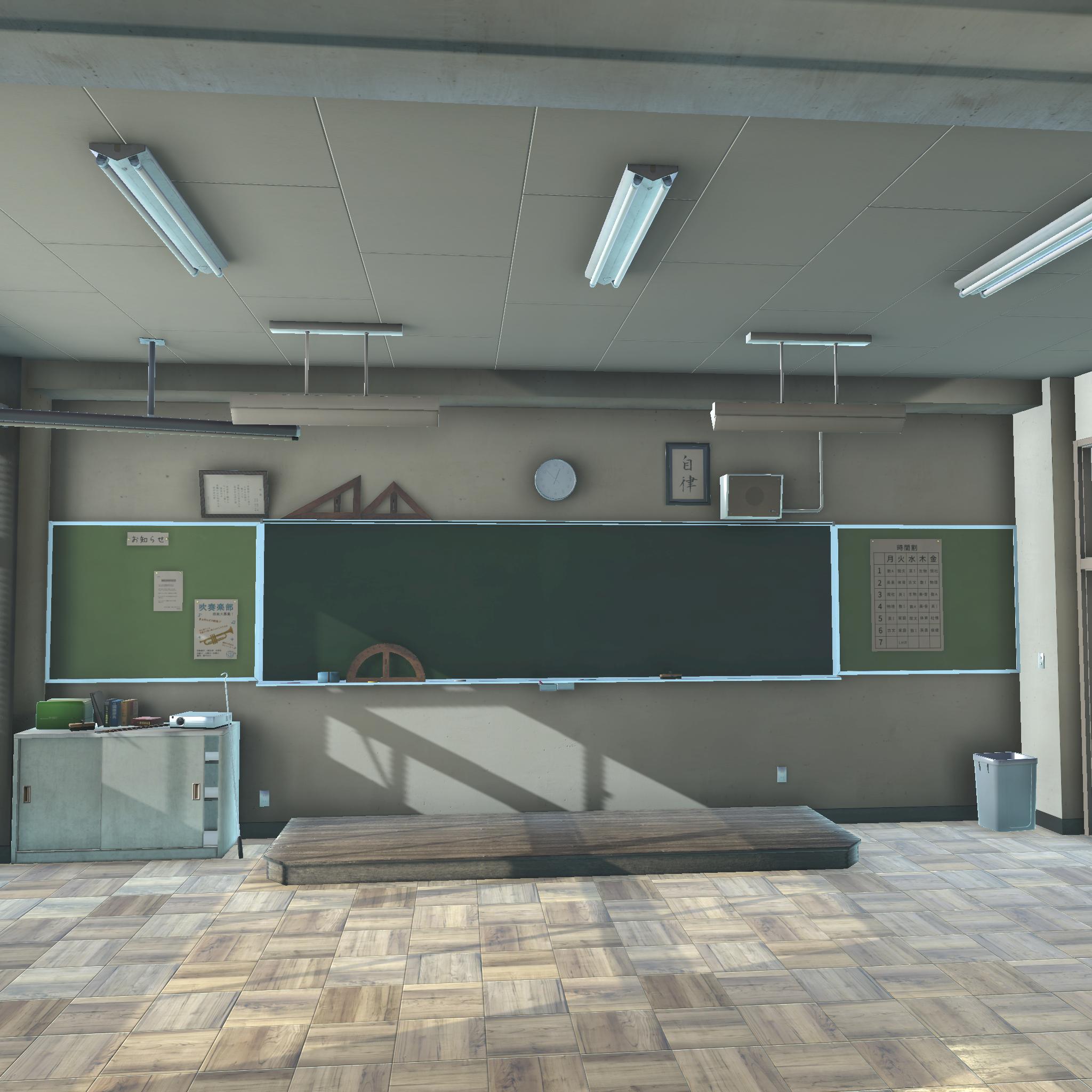 Map of the classroom of the elite anime