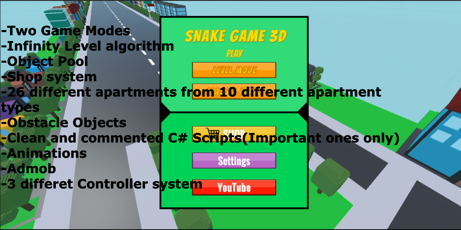 Snake Game 3D