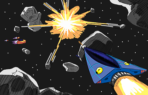 Astroid Runner by Burnerknight Studios