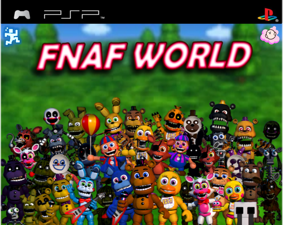FNAF WORLD ALPHA - (PSP) by NazDev32