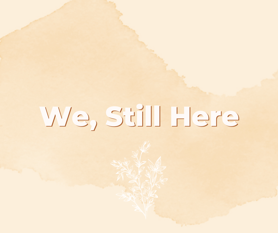 Cover image for We, Still Here.