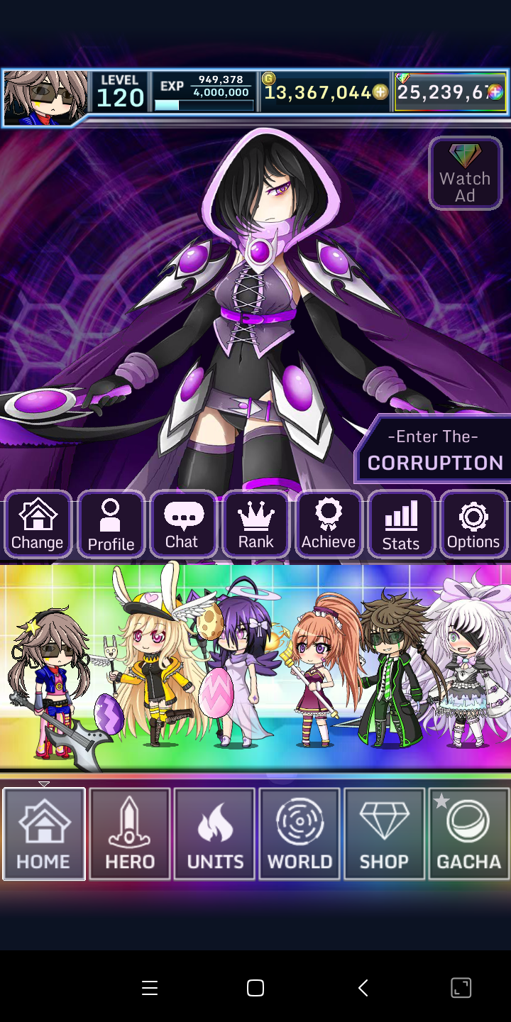 Gacha World Profile