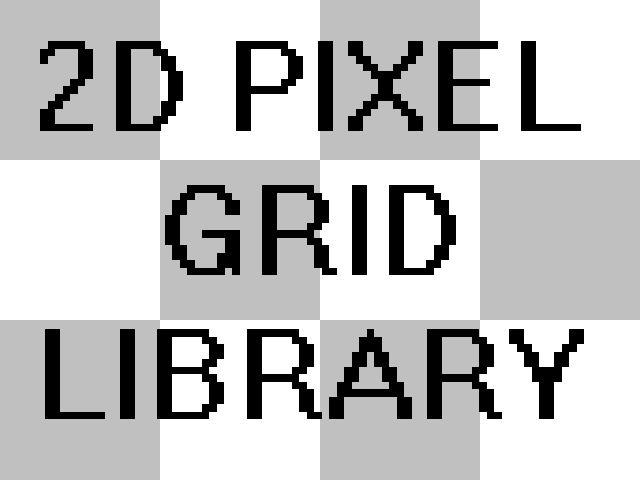 2D Pixel Grid Library