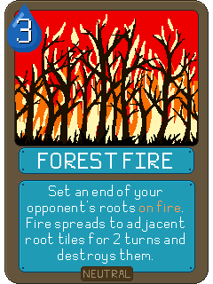 Forest Fire Card Art