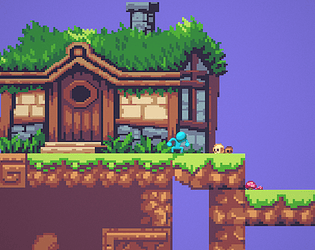 2D Sunny Pixel Game