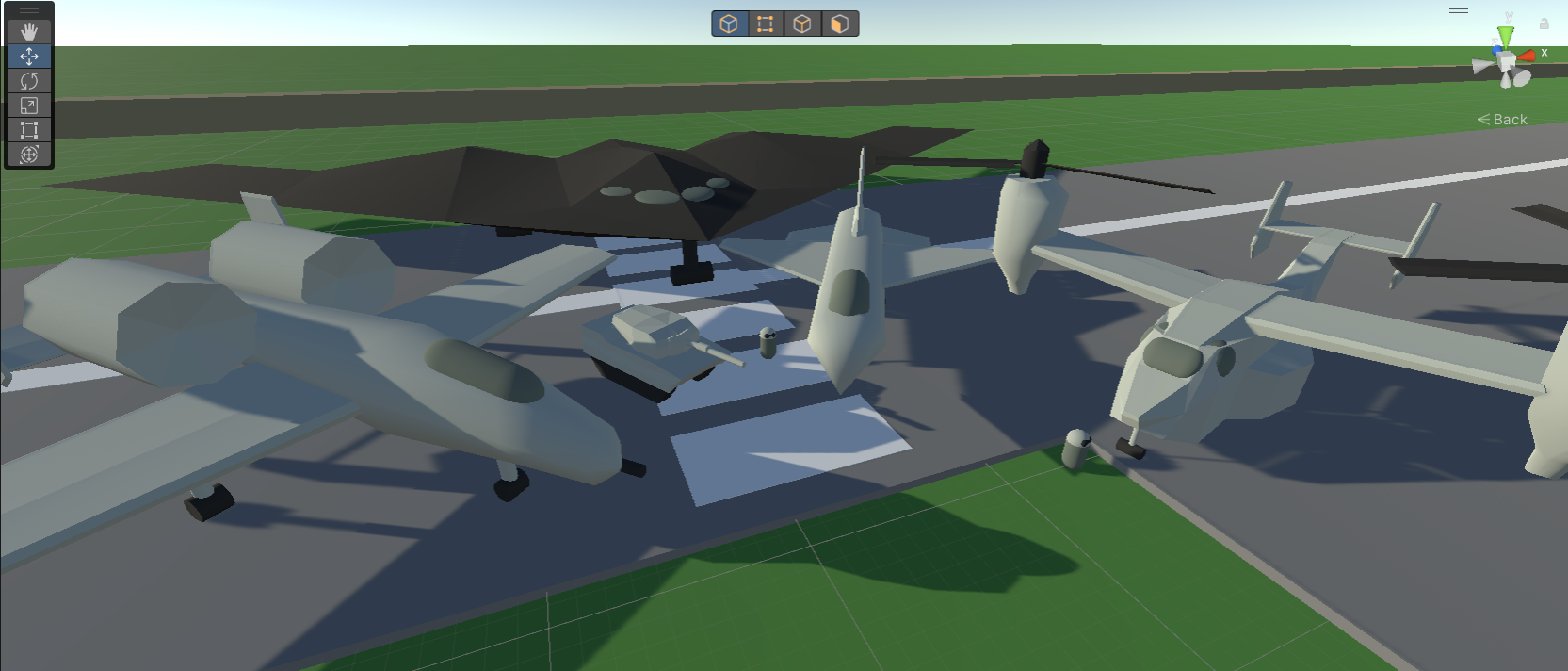 Low Poly Airfield