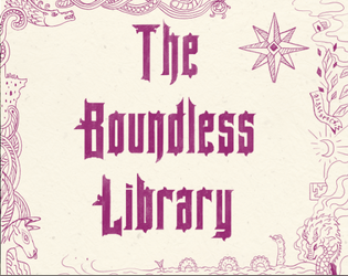 The Boundless Library   - A map-drawing game of a library of infinite rooms 