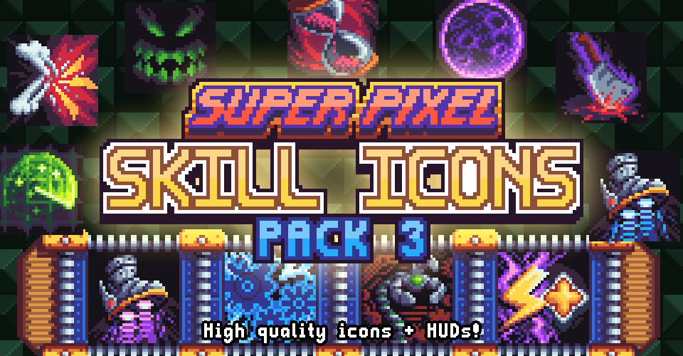 Super Pixel Skill Icons Pack 3