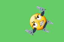 gun man (man made of guns)