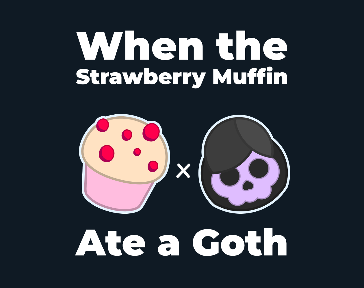Cover image for When the Strawberry Muffin Ate a Goth