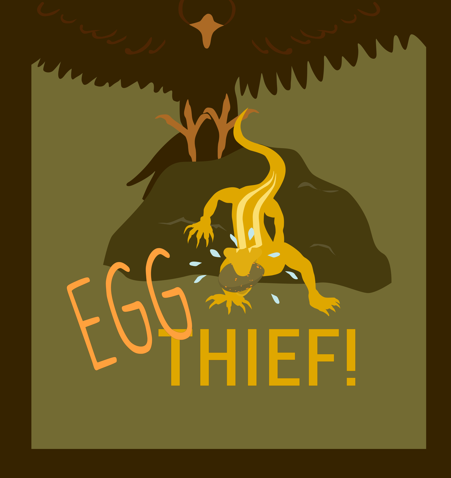 Egg Thief by Spectacle Cat