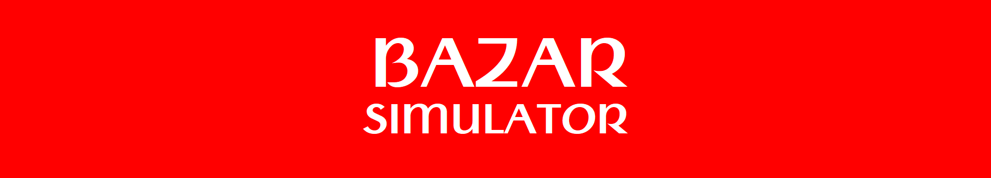 Bazar Simulator (Pre-Alpha)