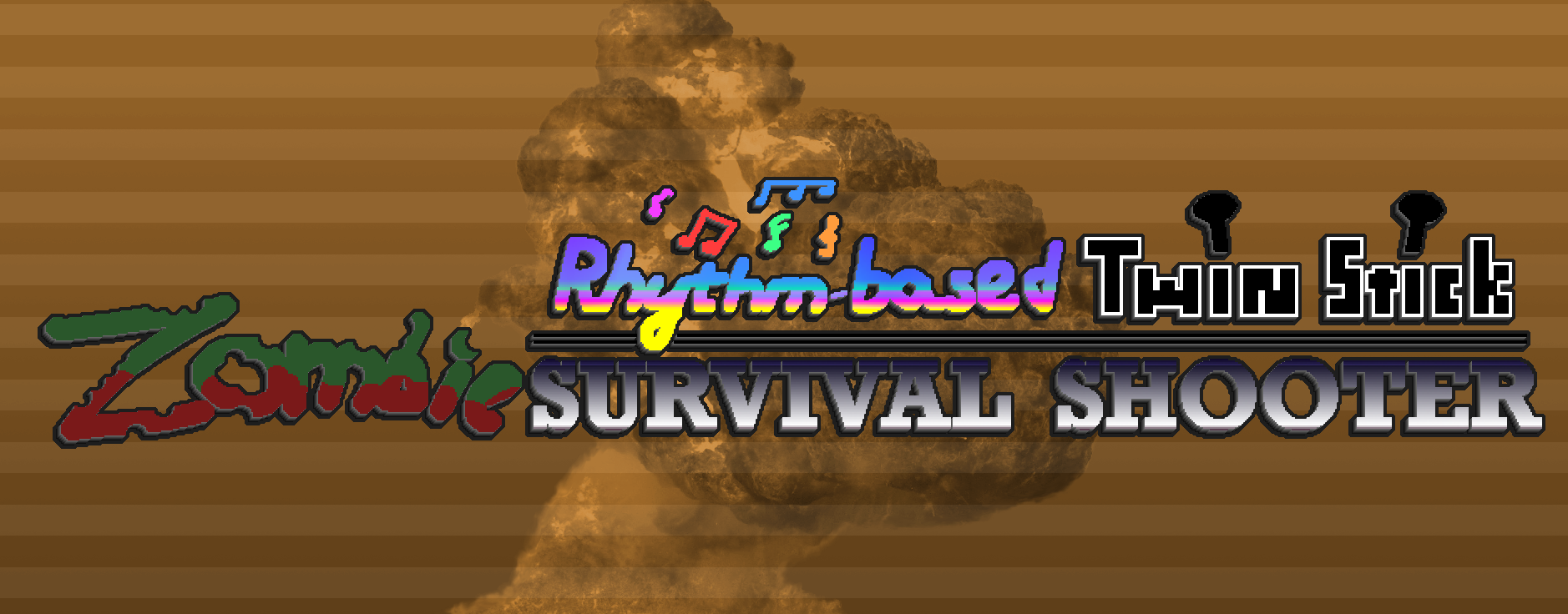 Rhythm-based Twin Stick Zombie Survival Shooter