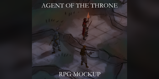 Cover image for Throne Agent - Game Mockup Jam