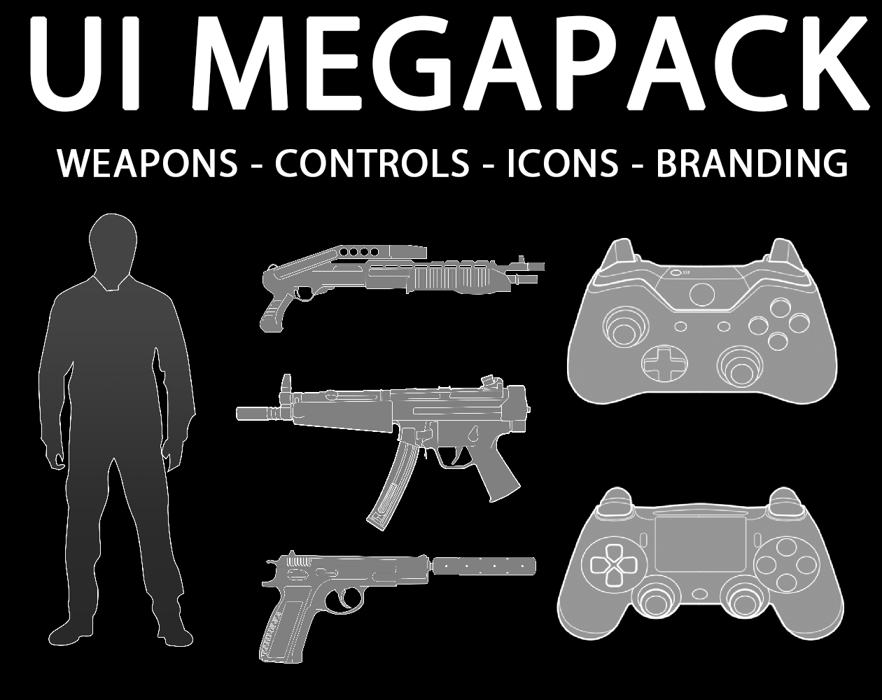 UI Megapack - Weapons, Icons, Graffiti