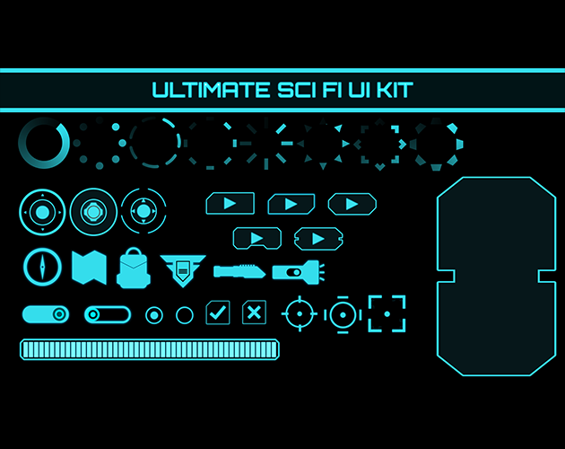 SCI-FI UI Components full pack